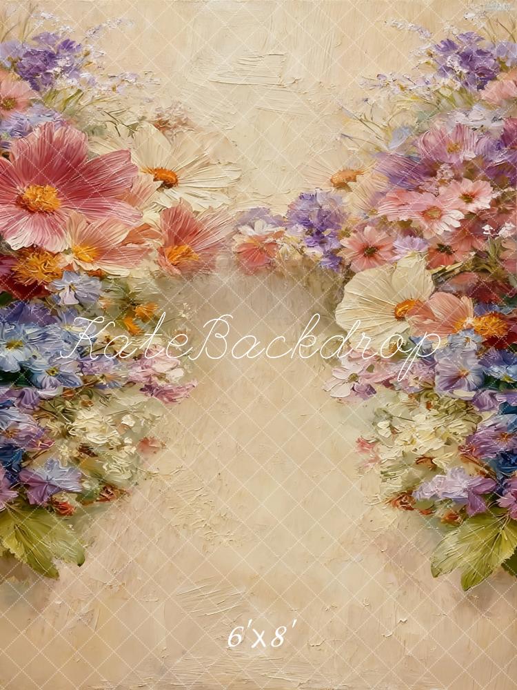 Kate Fine Art Floral Pastel Texture Backdrop Designed by Chain Photography - Image 4