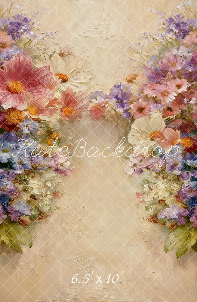 Kate Fine Art Floral Pastel Texture Backdrop Designed by Chain Photography - Image 5