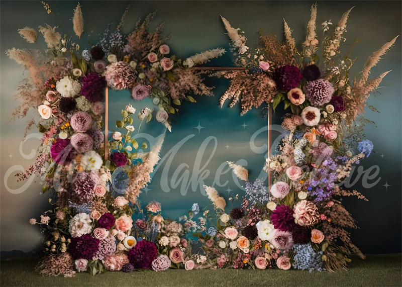 Kate Fine Art Frame Spring Flowers Backdrop Designed by Mini MakeBelieve - Image 2