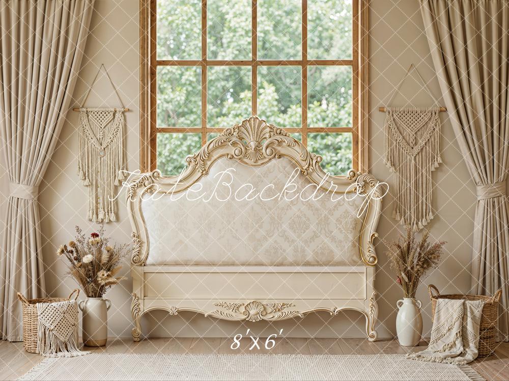 Kate Fine Art Headboard Window Macrame Backdrop Designed by Emetselch - Image 3