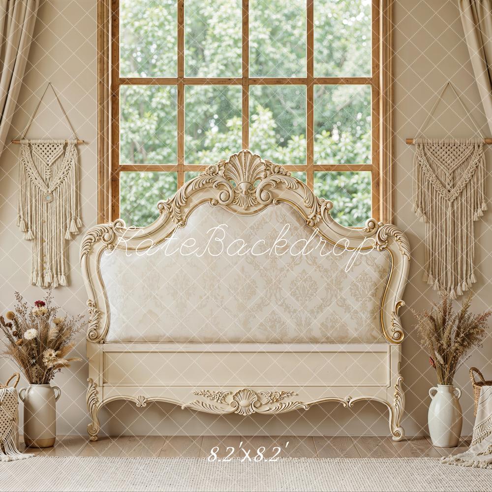 Kate Fine Art Headboard Window Macrame Backdrop Designed by Emetselch - Image 5