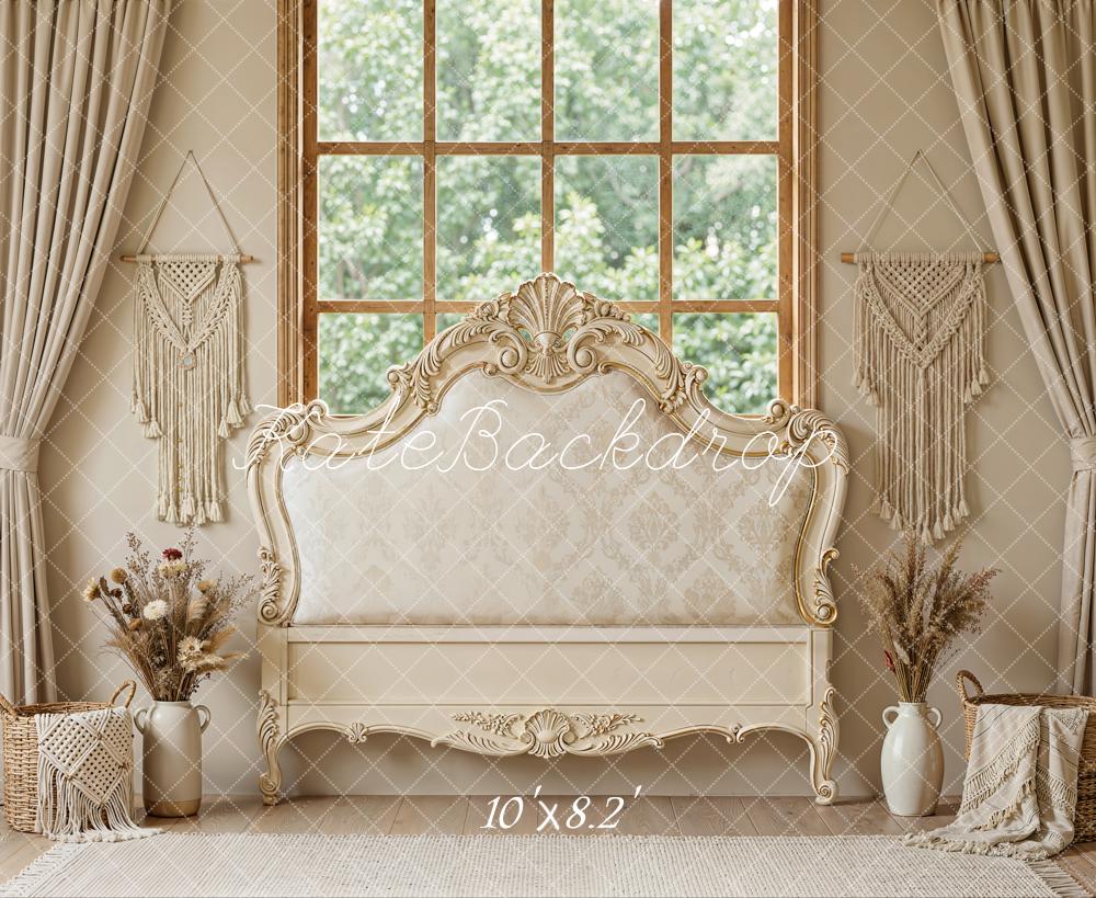 Kate Fine Art Headboard Window Macrame Backdrop Designed by Emetselch - Image 6