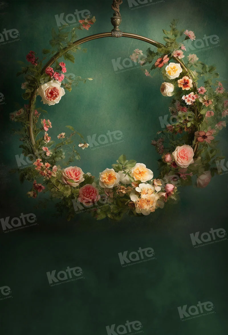 Kate Fine Art Mother's Day Flower Swing Backdrop for Photography - Image 2