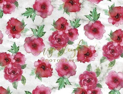 Kate Fine Art Pink Flowers Backdrop Designed by Megan Leigh Photography - Image 2