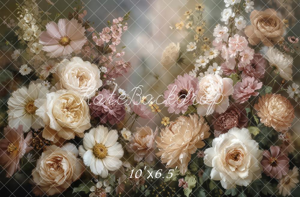 Kate Fine Art Floral Backdrop Designed by Emetselch - Image 2
