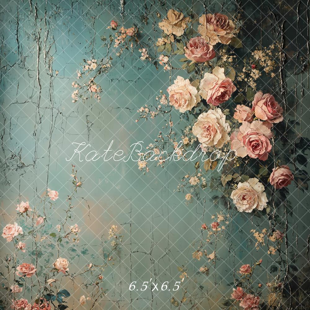 Kate Fine Art Vintage Flower Backdrop Designed by Emetselch - Image 11