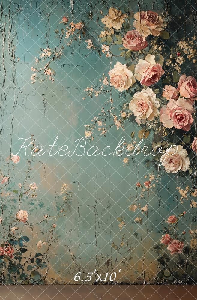 Kate Fine Art Vintage Flower Backdrop Designed by Emetselch - Image 12