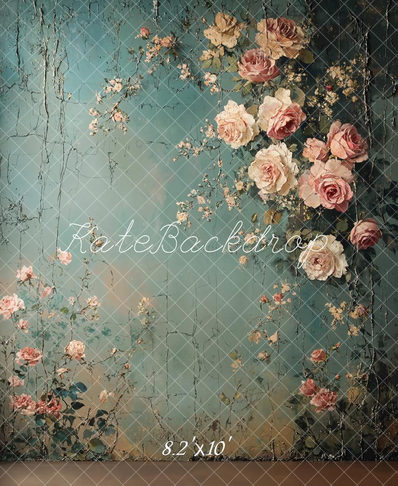 Kate Fine Art Vintage Flower Backdrop Designed by Emetselch - Image 14