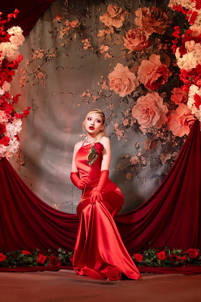 Kate Fine Art Vintage Flower Backdrop Designed by Emetselch - Image 3