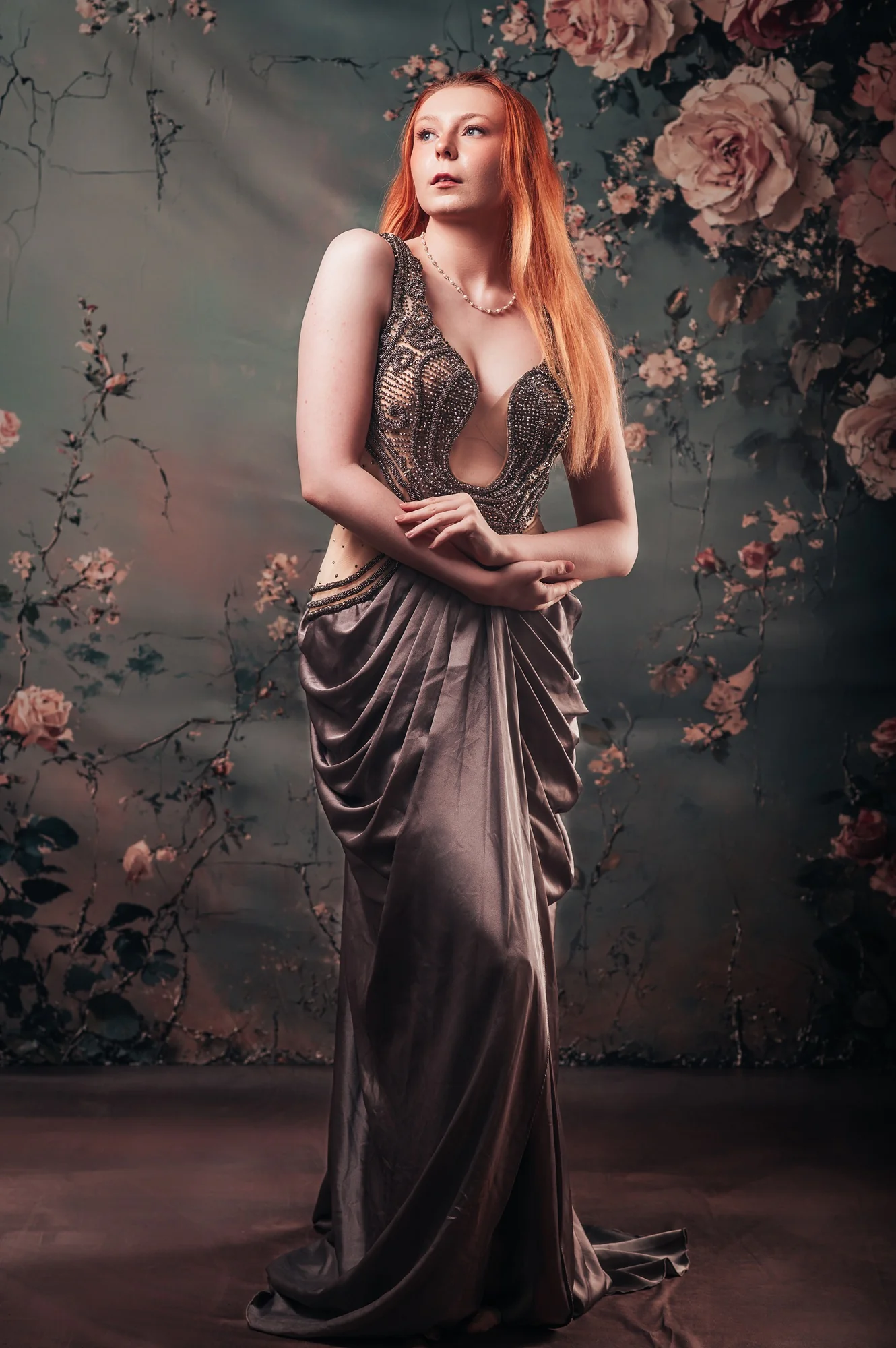 Kate Fine Art Vintage Flower Backdrop Designed by Emetselch - Image 4