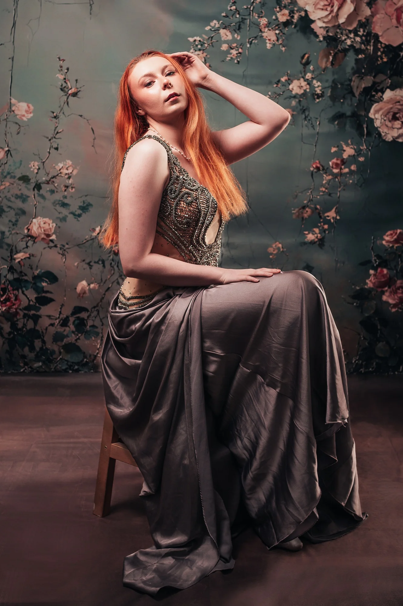 Kate Fine Art Vintage Flower Backdrop Designed by Emetselch - Image 8