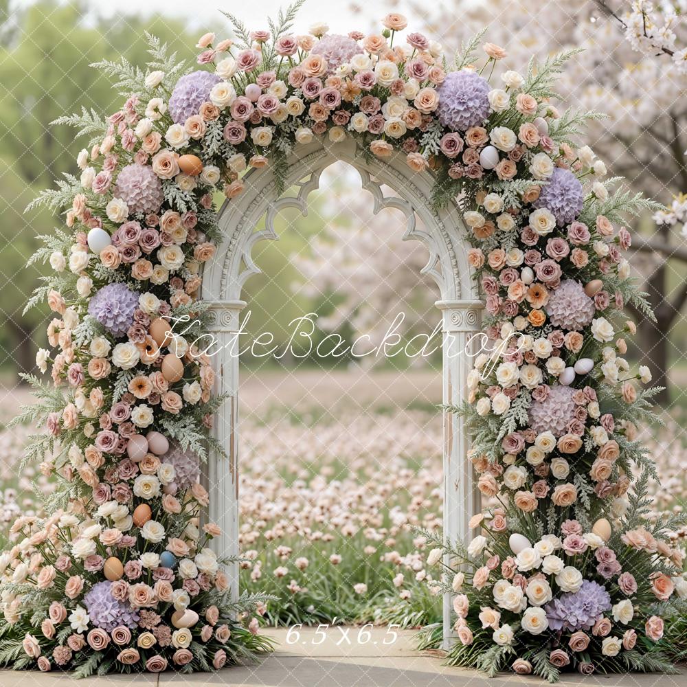 Kate Floral Arch Easter Eggs Garden Backdrop Designed by Mini MakeBelieve - Image 2