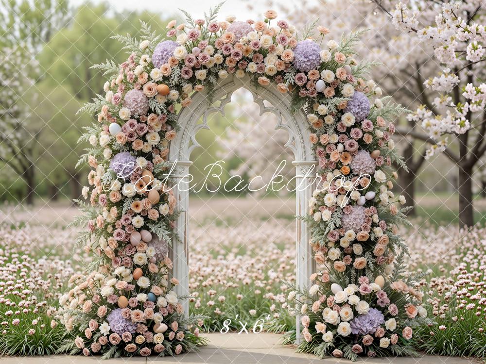 Kate Floral Arch Easter Eggs Garden Backdrop Designed by Mini MakeBelieve - Image 3