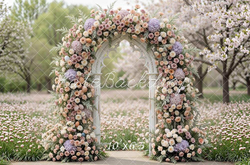 Kate Floral Arch Easter Eggs Garden Backdrop Designed by Mini MakeBelieve - Image 4