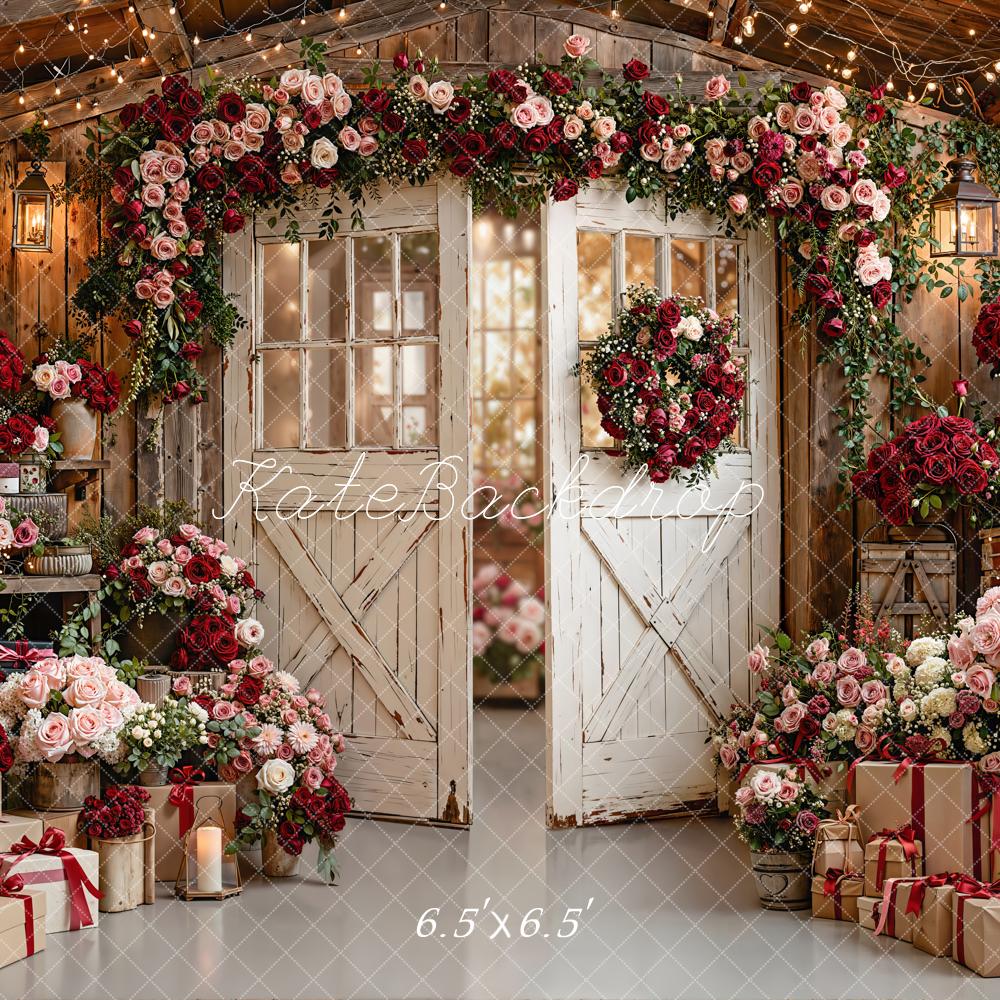 Kate Floral Arch Rustic Gifts Door Backdrop Designed by Emetselch - Image 2