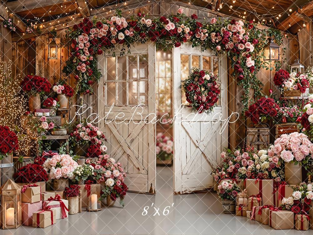 Kate Floral Arch Rustic Gifts Door Backdrop Designed by Emetselch - Image 3