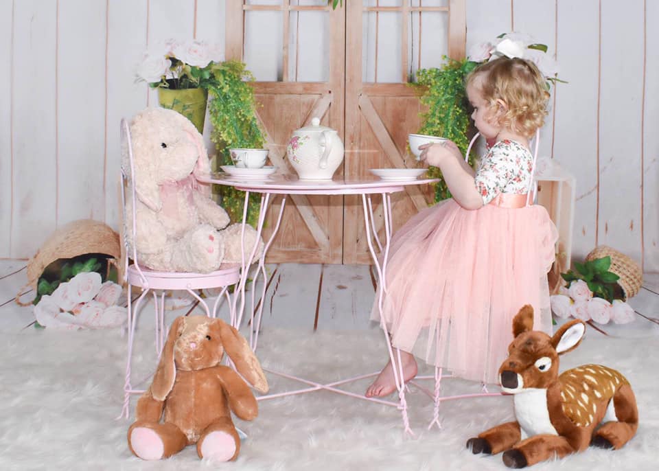 Kate Floral Barn Door Spring/Easter Backdrop Designed by Jia Chan Photography - Image 3
