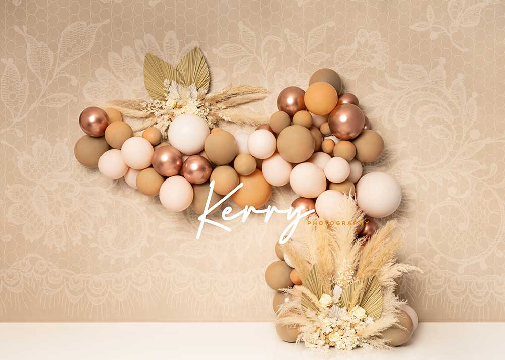 Kate Floral Boho Balloon Backdrop Designed by Kerry Anderson - Image 2