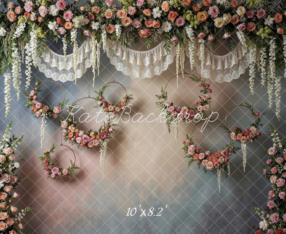 Kate Floral Hoops Lace Garland Backdrop Designed by Mini MakeBelieve - Image 6