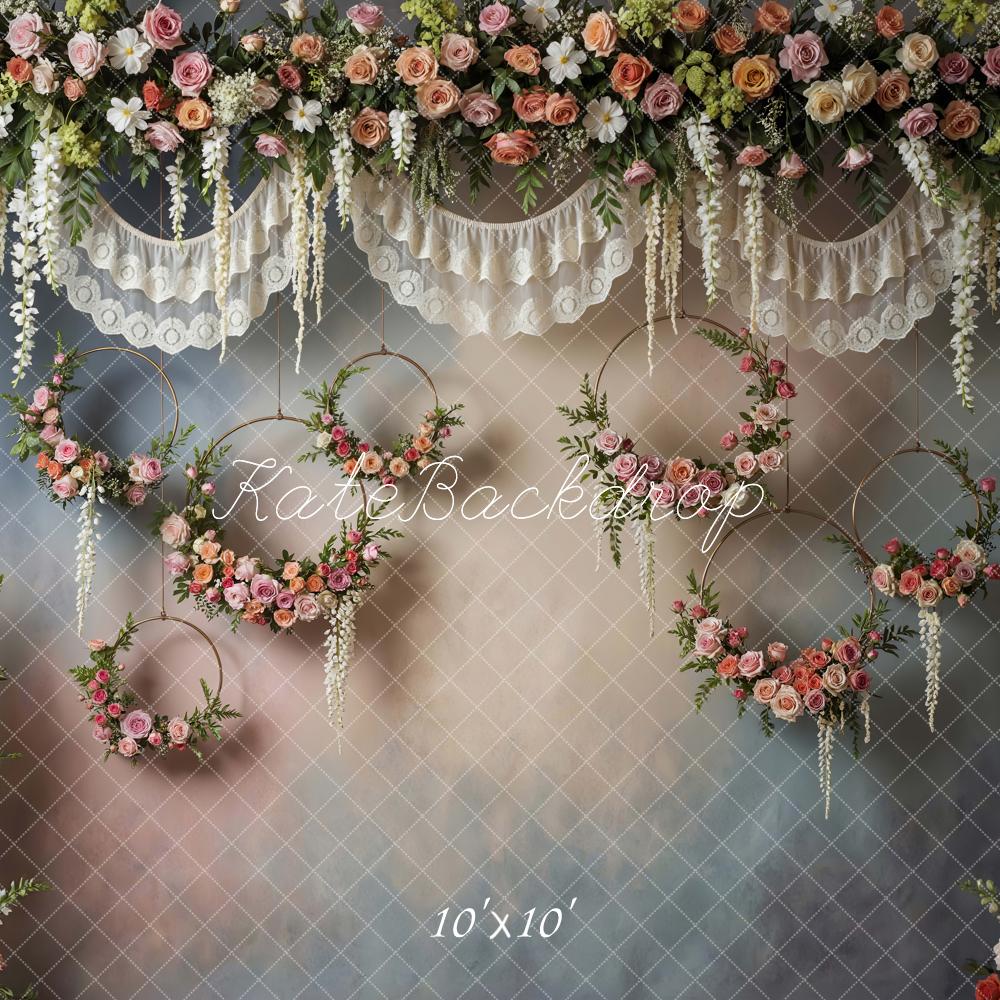 Kate Floral Hoops Lace Garland Backdrop Designed by Mini MakeBelieve - Image 7