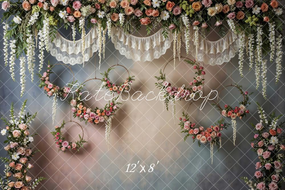 Kate Floral Hoops Lace Garland Backdrop Designed by Mini MakeBelieve - Image 8