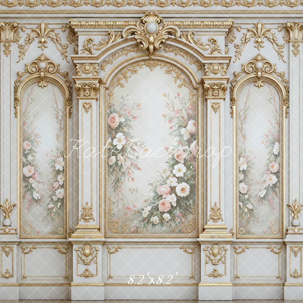 Kate Floral Wall Gold Ornaments Backdrop Designed by Mini MakeBelieve - Image 5