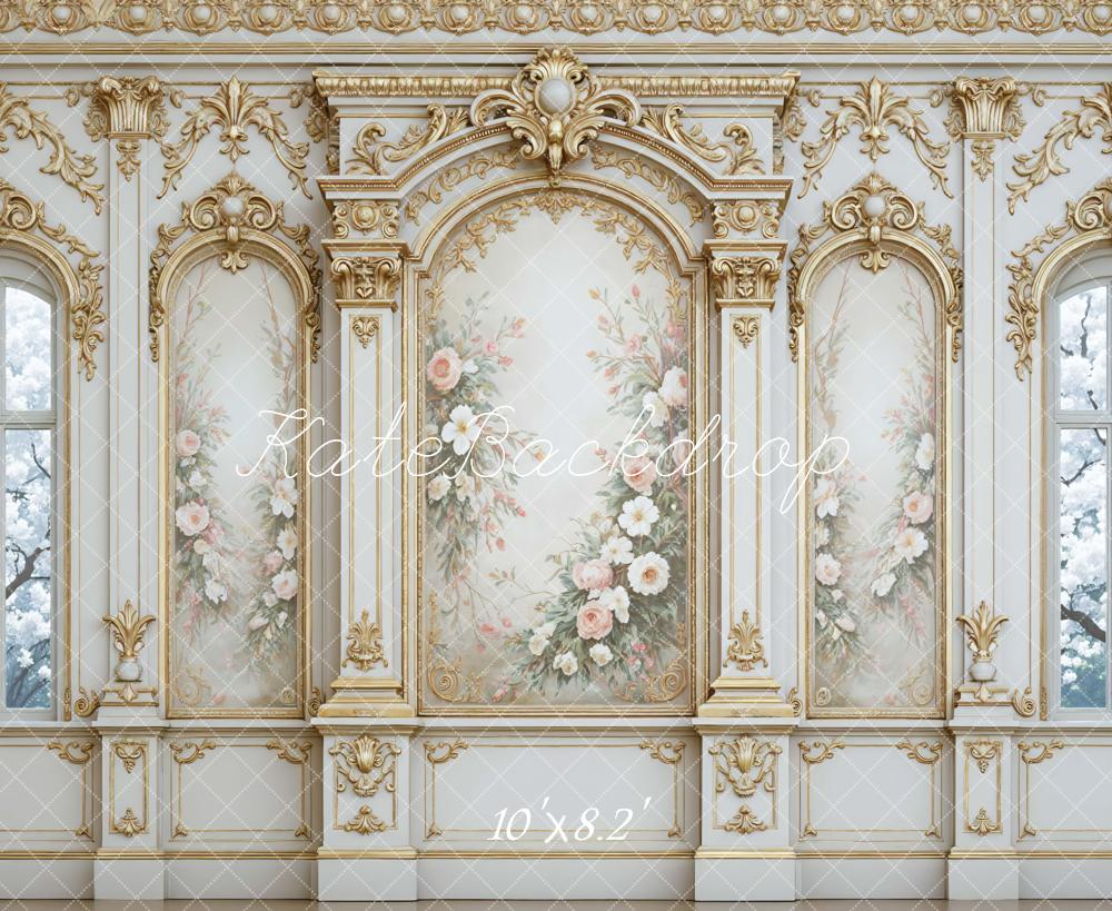 Kate Floral Wall Gold Ornaments Backdrop Designed by Mini MakeBelieve - Image 6