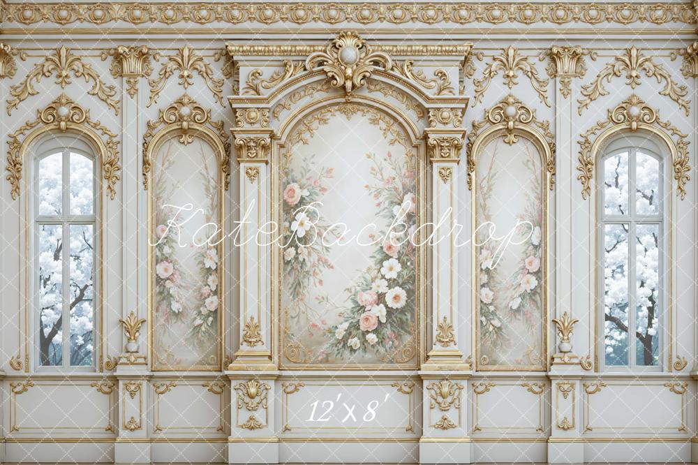 Kate Floral Wall Gold Ornaments Backdrop Designed by Mini MakeBelieve - Image 8