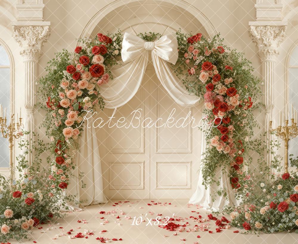 Kate Garland Elegant Columns Cream Backdrop Designed by Emetselch - Image 6