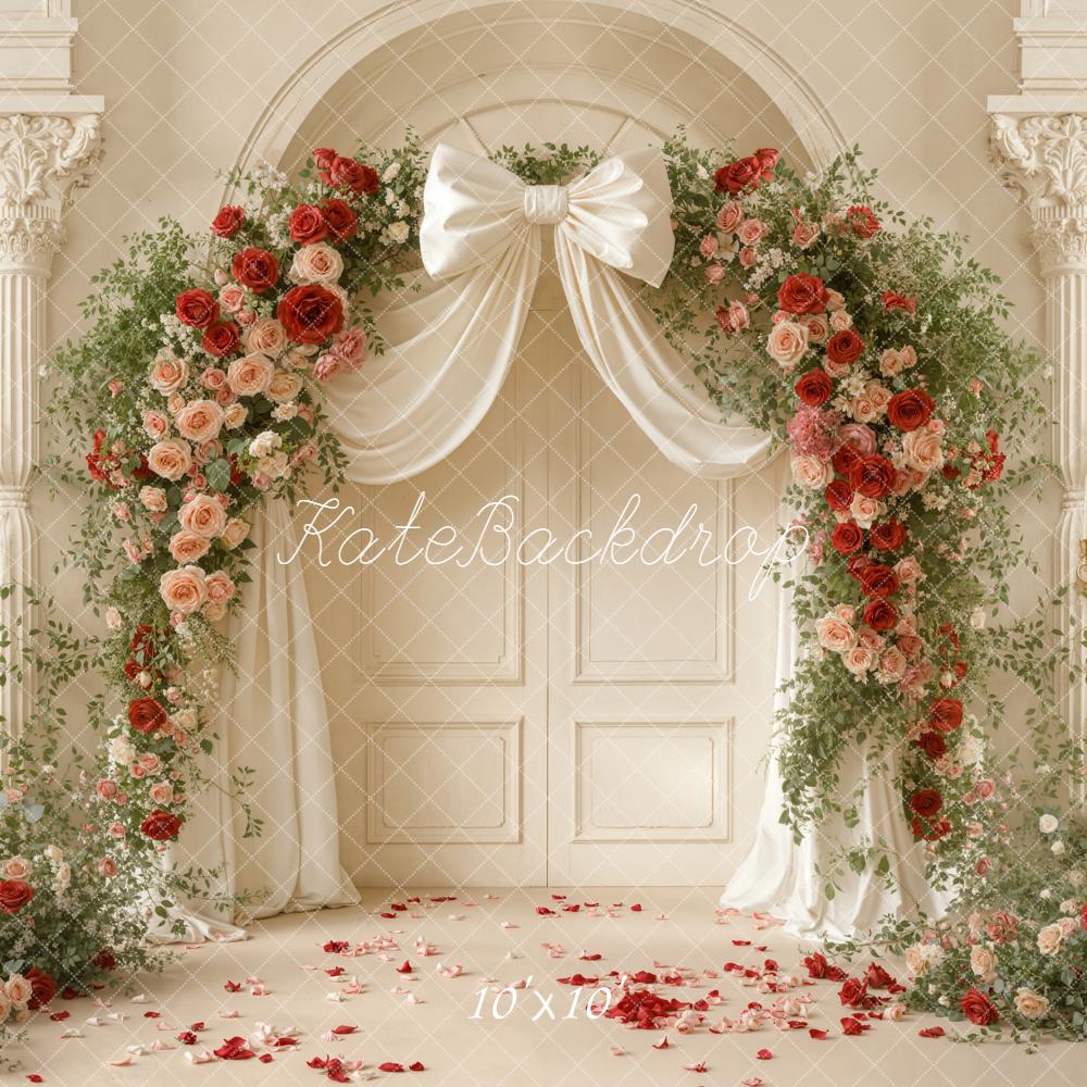 Kate Garland Elegant Columns Cream Backdrop Designed by Emetselch - Image 7