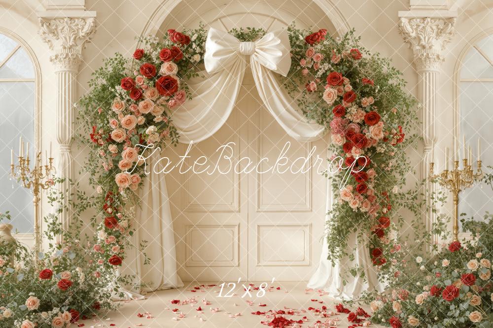 Kate Garland Elegant Columns Cream Backdrop Designed by Emetselch - Image 8