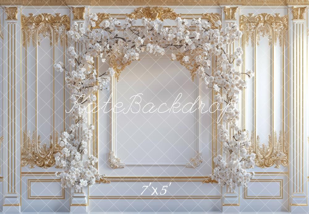 Kate Flower Arch Elegant Wedding Backdrop Designed by Mini MakeBelieve - Image 2