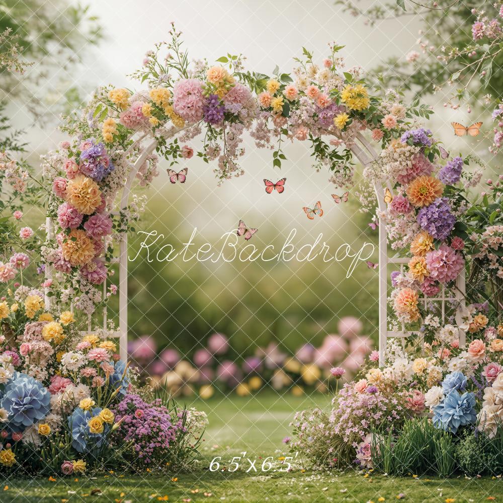 Kate Spring Flower Arch Garden Backdrop Designed by Emstselch - Image 2
