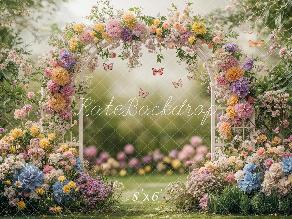 Kate Spring Flower Arch Garden Backdrop Designed by Emstselch - Image 3