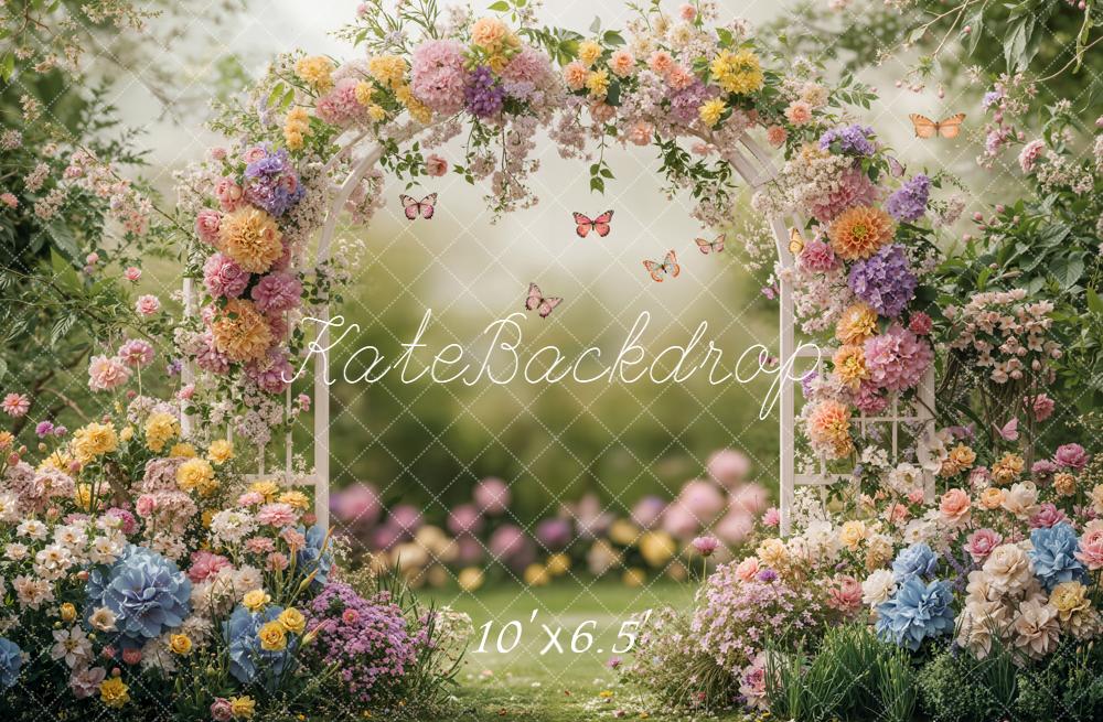 Kate Spring Flower Arch Garden Backdrop Designed by Emstselch - Image 4