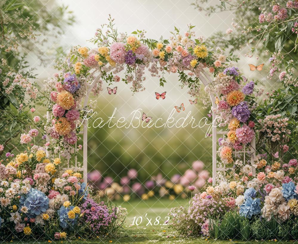 Kate Spring Flower Arch Garden Backdrop Designed by Emstselch - Image 6
