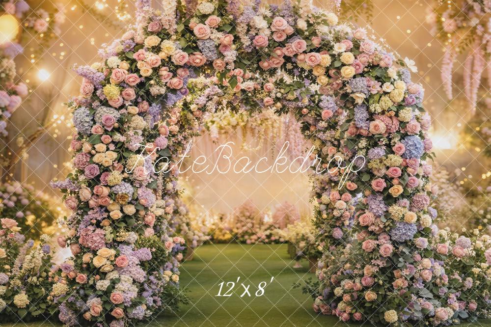 Kate Spring Flower Arch Pastel Garden Backdrop Designed by Emetselch - Image 8