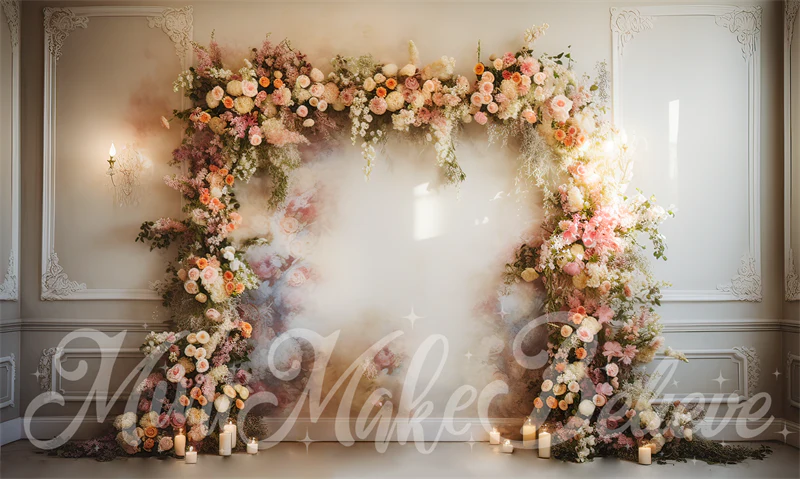 Kate Flower Arch Room Wedding Backdrop Designed by Mini MakeBelieve - Image 6