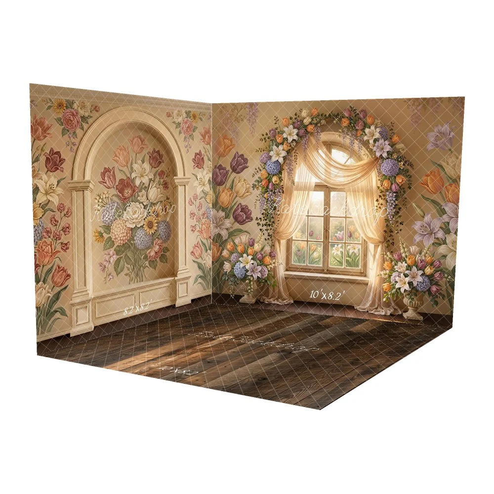 Kate Spring Window Floral Arch Room Set - Image 2