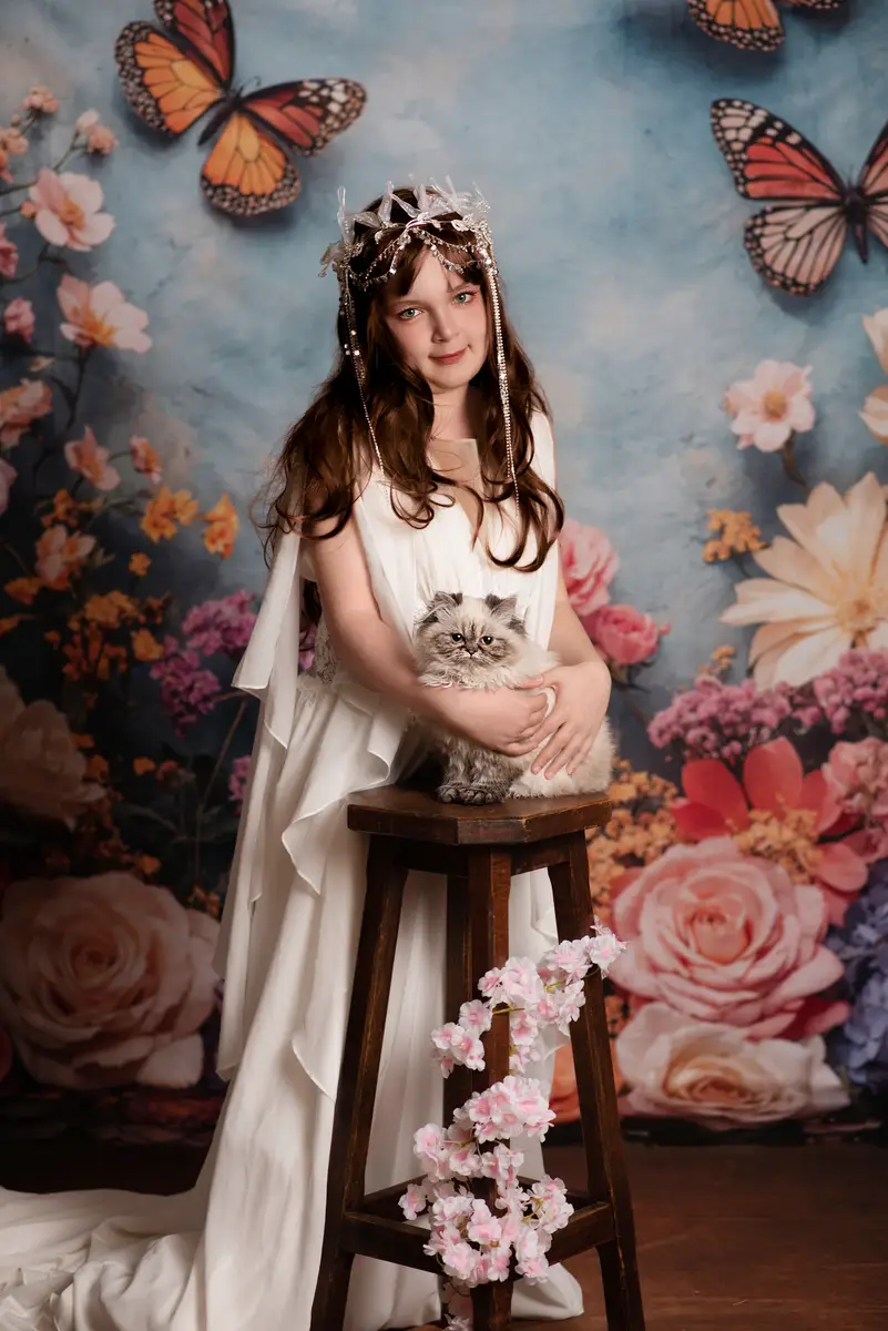 Kate Fairy Flower Butterfly Backdrop Designed by Emetselch - Image 6