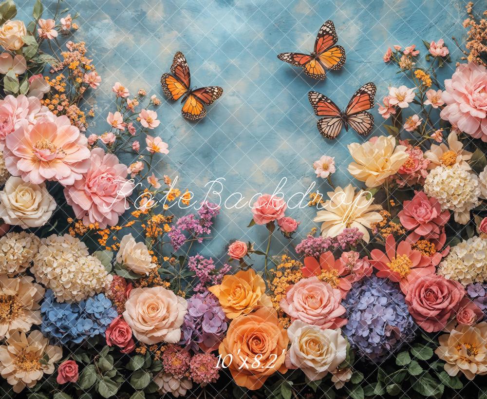 Kate Fairy Flower Butterfly Backdrop Designed by Emetselch - Image 9