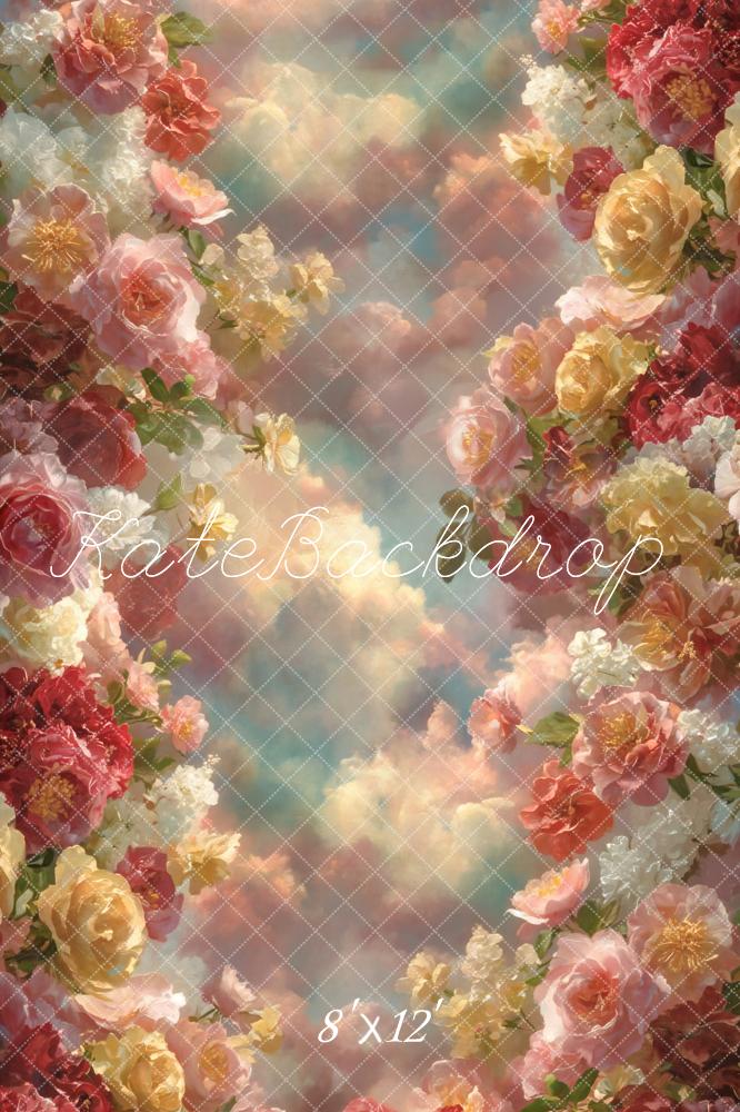 Kate Flower Clouds Pastel Backdrop Designed by GQ - Image 11