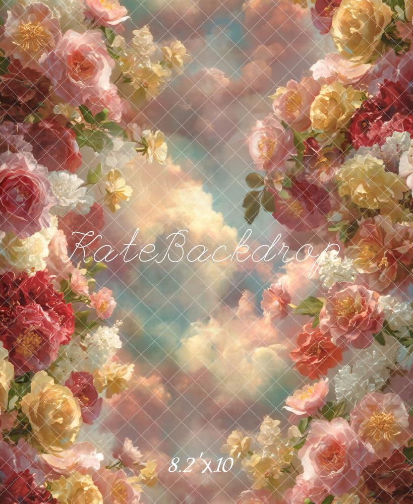 Kate Flower Clouds Pastel Backdrop Designed by GQ - Image 6