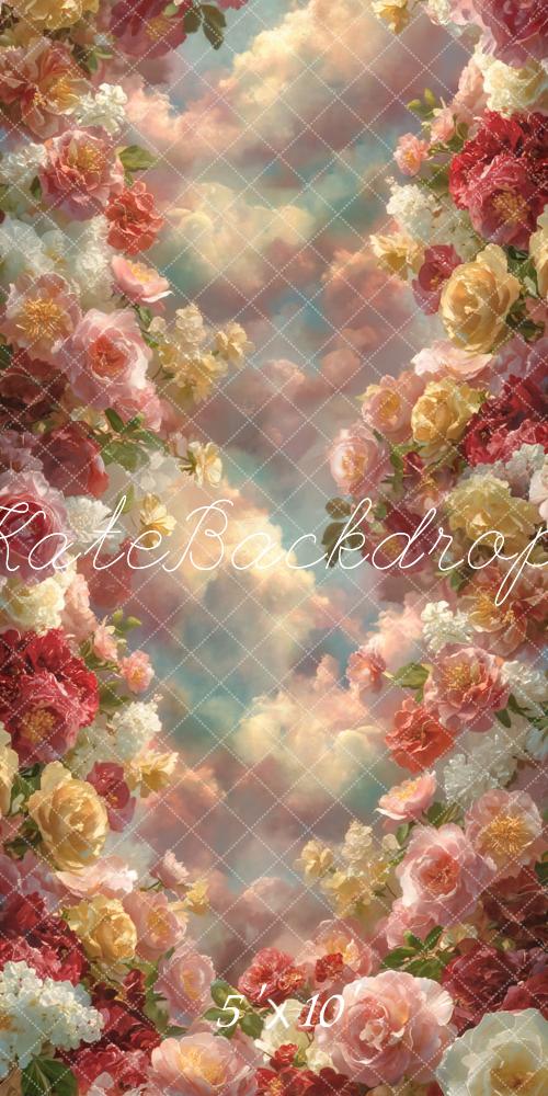 Kate Flower Clouds Pastel Backdrop Designed by GQ - Image 9