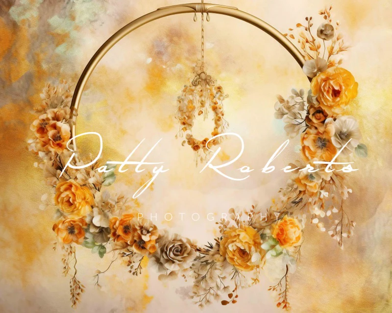 Kate Flower Garland Fine Art Backdrop Designed by Patty Robert - Image 3