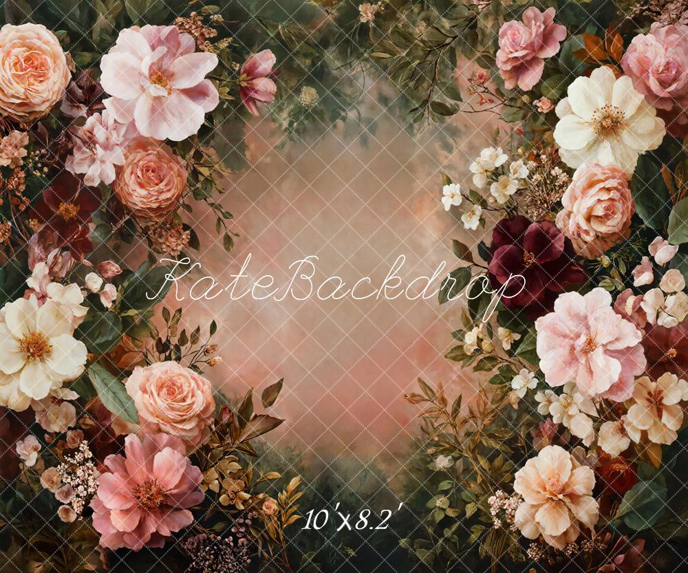 Kate Flower Vintage Fleece Backdrop Designed by GQ - Image 3