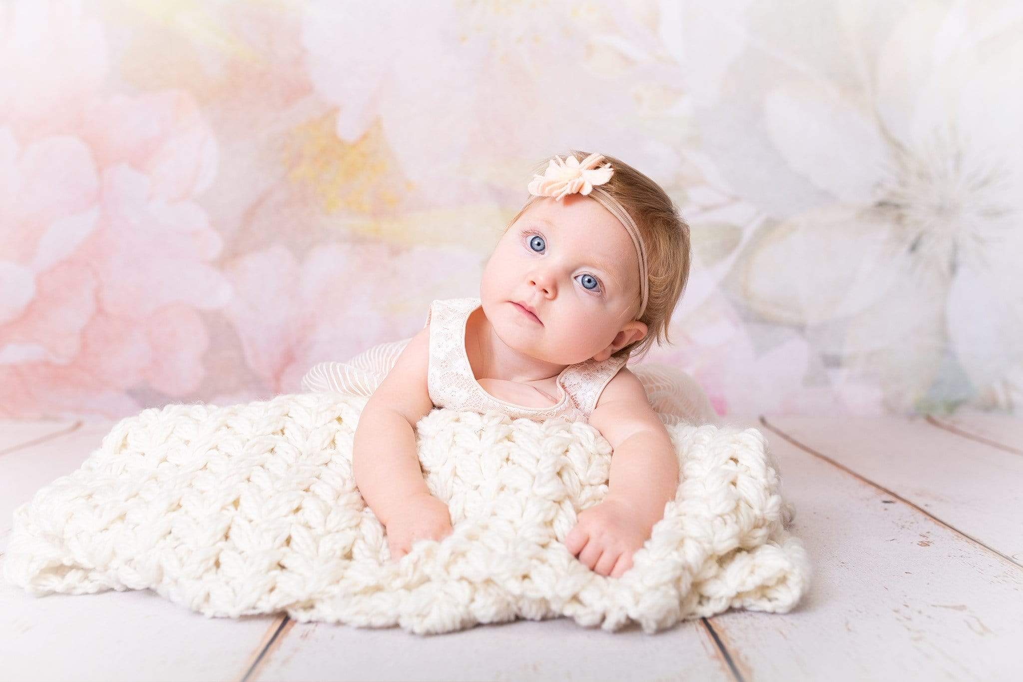 Kate Flowers Pastel Florals Backdrop for Photography Designed by Amanda Moffatt - Image 5
