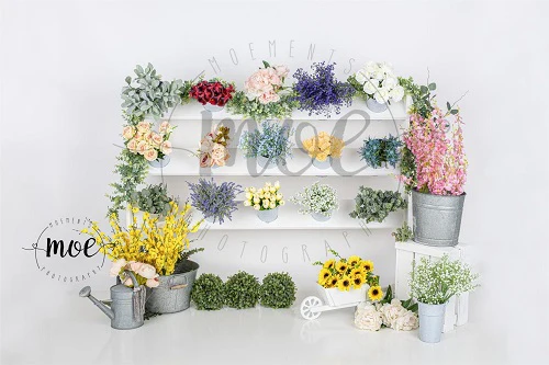 Kate Flowers Shop Spring Backdrop Designed By Moements Photography - Image 2