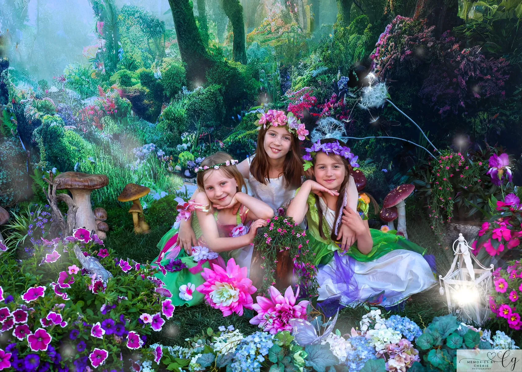 Kate Forest Fantasy Jungle Flower Backdrop Designed by Chain Photography - Image 3