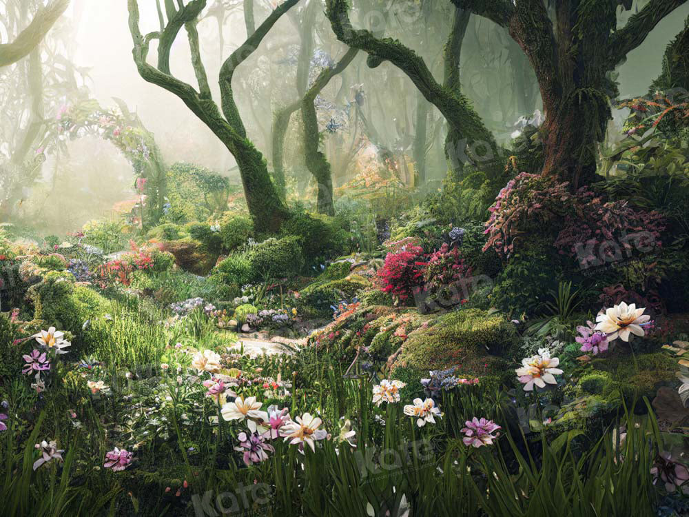 Kate Forest Fantasy Jungle Flower Backdrop Designed by Chain Photography - Image 5